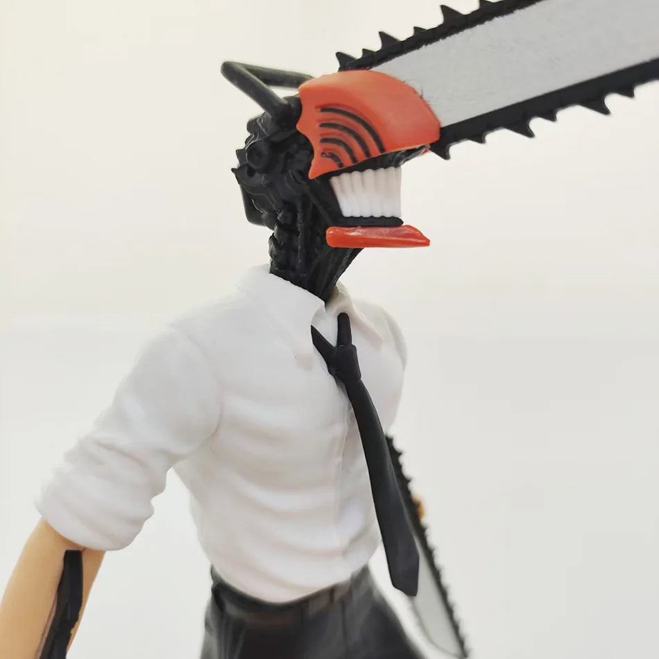 Anime Figure 15-18cm Chainsaw Man Power/Denji Action Figure PVC Noodle Stopper Figurine Adult Collection Model Toy