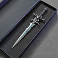 Warcraft WOW Peripheral Lich King Shadow of Sorrow Frostmourne Weapon Model Metal Toy Ornament Sending Children To Friends