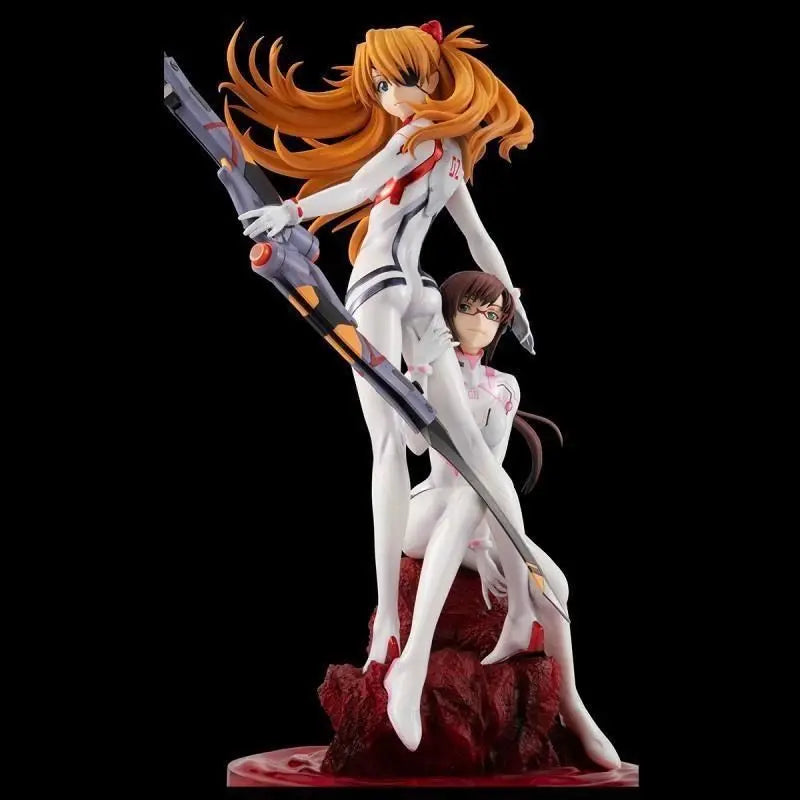 New Neon Genesis Evangelion Asuka Mari Makinami Illustrious anime peripherals creative desktop model car chassis ornament gifts