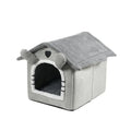 Weiches Haustierzelthaus für den Innenbereich, Hundehütte, Katzenbett mit abnehmbarer Unterlage, warm, für kleine, mittelgroße und große Haustiere