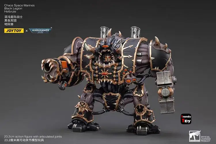【JOYTOY】Warhammer 40K Chaos Space Marines Black Legion Helbrute 1/18 Action Figure Toys