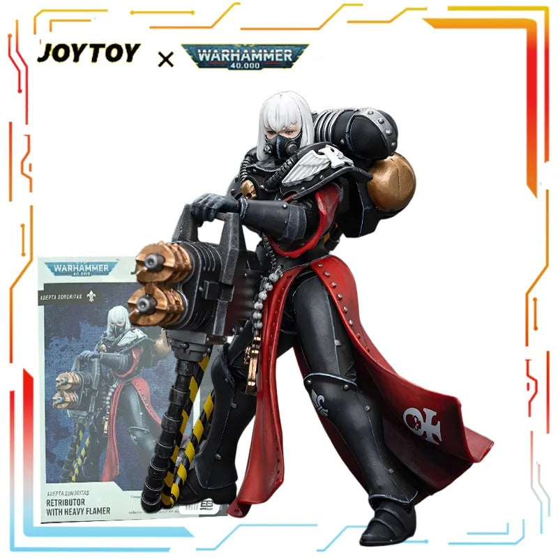 Spot Goods JOYTOY Original Warhammer 40k Series Retributor  Anime Action Figure Model Toys Collectible Model Gifts for Boys