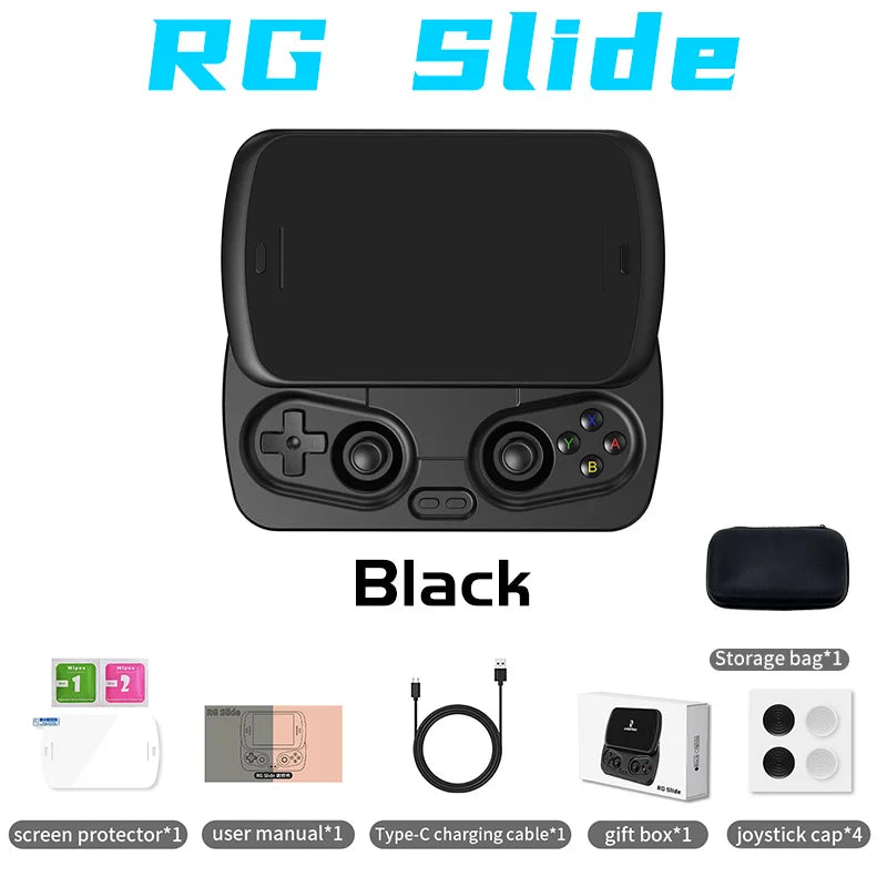 RG Slide Handheld Retro Video Game Console 4.7 Inch LTPS In-Cell Monitor 1280*960 Screen Android 13 5000mAh PSP Gaming