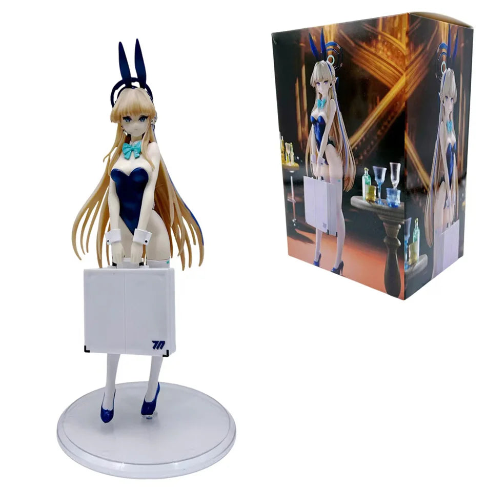 23cm Blue Archive Bunny Girl Anime Action Figure - Collectible Model Statue for Boys Adult Ornament Figurine Gift Idea