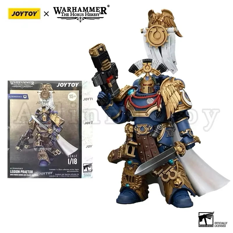 JOYTOY 1/18 Action Figure The Horus Heresy 40K Ultra Squads & Mechas Lieutenant Titus Anime Military Model