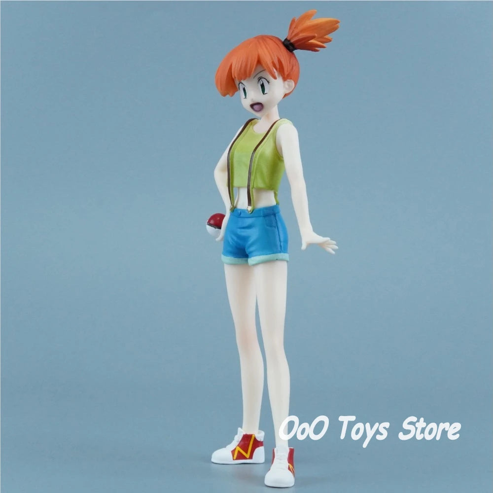 13-15cm Anime Pokemen Figure Brock Ash Ketchum Misty Action Figures Pvc Collection Model Toys for Children Gifts