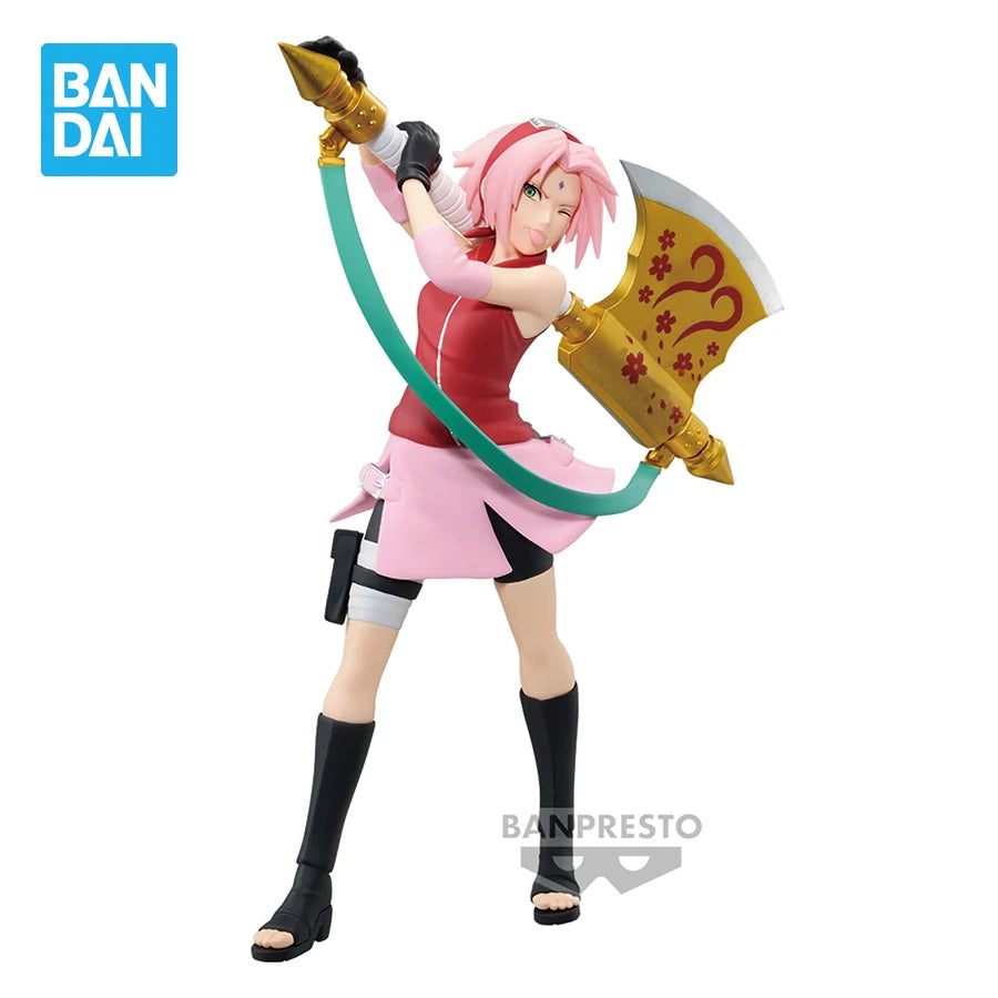 Original Banpresto Anime Naruto Figurines Naruto99 Haruno Sakura PVC Action Figures Brinquedos Collectible Model Figurals Toys