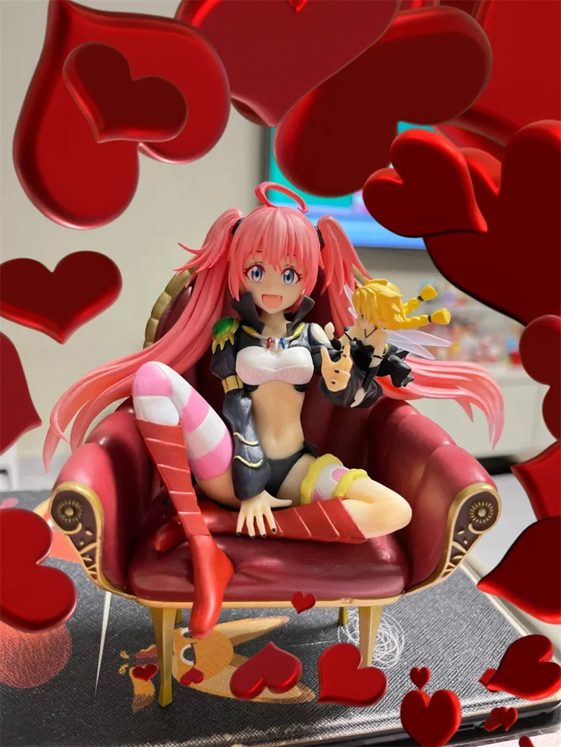 Original Bandai Rimuru Tempest Milim Diablo Figure Anime That Time I Got Reincarnated As A Slime Figurine Models Toys Doll Gifts