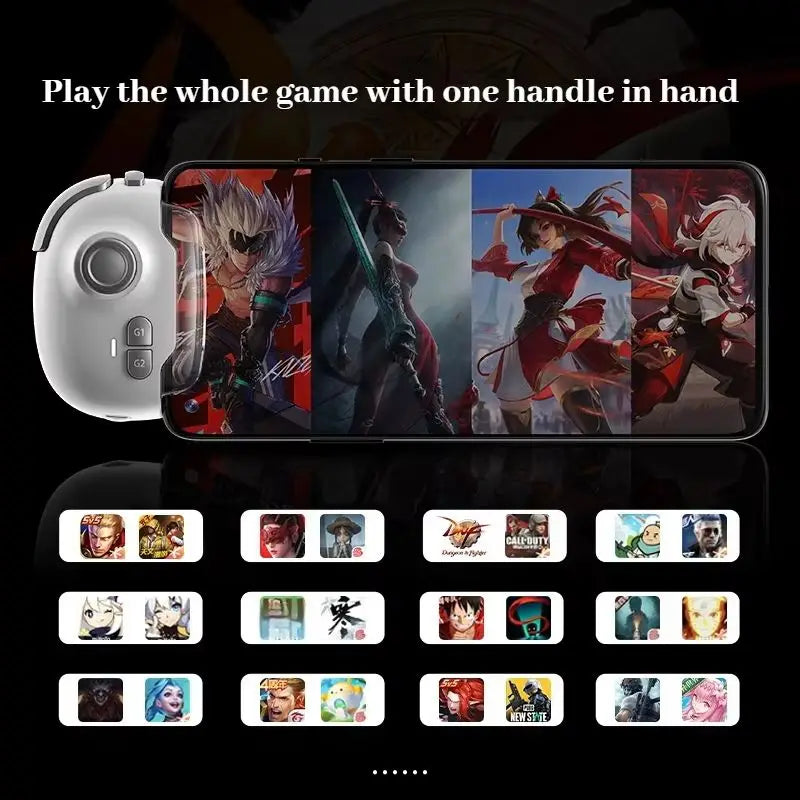 Memo Mobile Game Joystick MB03 MB02 – Kabelloser Gamecontroller mit Ein-Klick-Kombination, intelligenter Druckknopf für Smartphone und Tablet