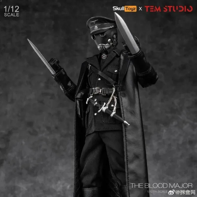 New TEM STUDIO Skull Toyz Major Scarlet Night Hellboy Kroenen 1/12 Scale Action Figure Anime Model Collection Model Toys