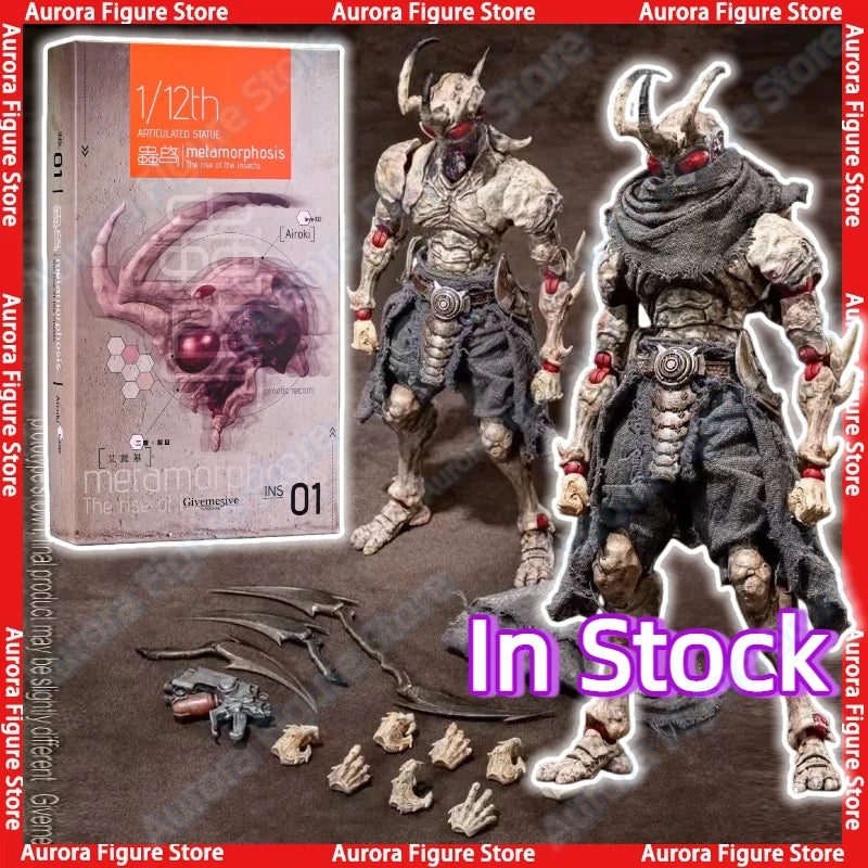 In Stock Giveme5ive 1/12 Articulated Statue Metamorphosis The Rise of The Insects Airoko Lecel02 Anime Action Figures Toys PVC