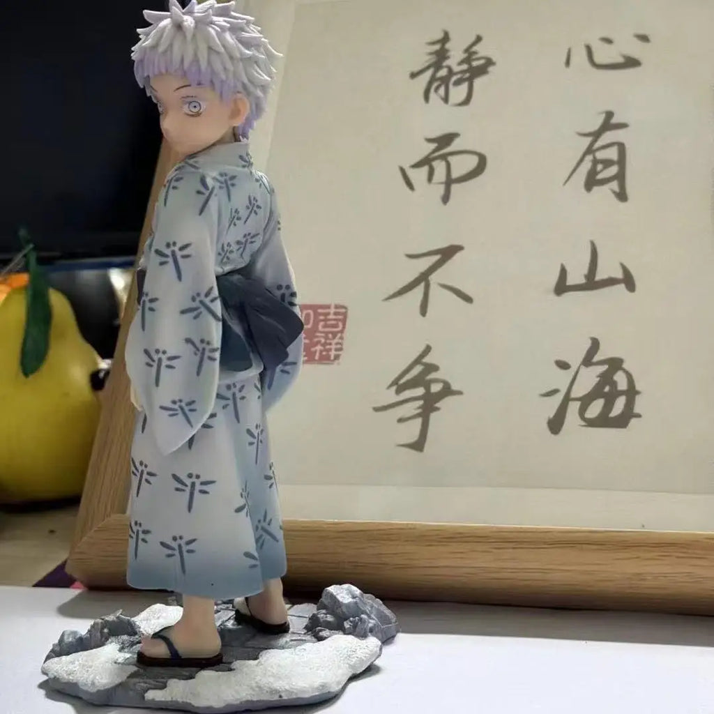 Japanese Ornaments Gojo Satoru Figures Anime Series Peripheral Trendy Three-dimensional Model Ornaments Statue Gift Decoration
