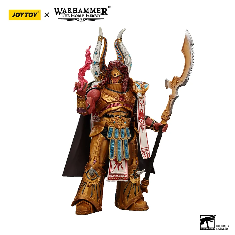 JOYTOY Action Figures 1/18 Warhammer 30K  Thousand Sons Magnus The Red Primarch of The XVth Legion Collection Model Toys Gifts