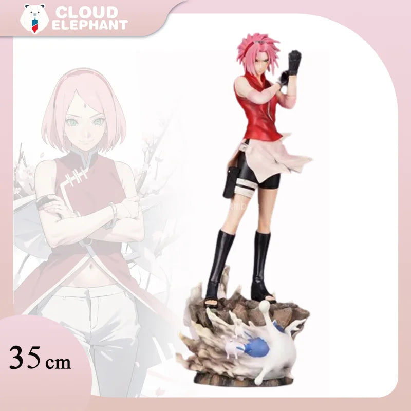 NEW Naruto Haruno Sakura Figures  PVC Action Figures 35cm Model Collection Statue Decoration Girl GK Exquisite Birthday Toy Gift
