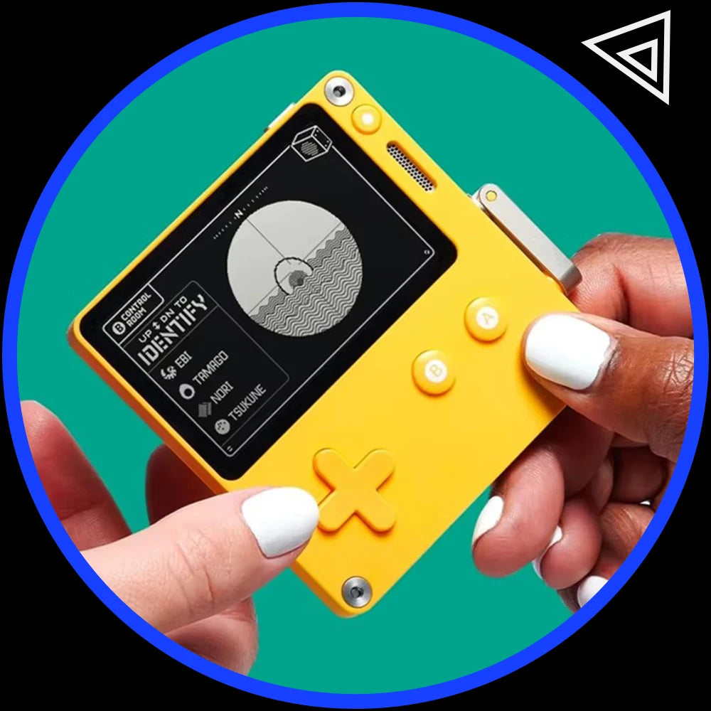 2.7Inch PANIC Playdate Game Console 400*240 Resolution Screen Long Battery Life Custom Portable Mini Handheld Game Consoles Gift