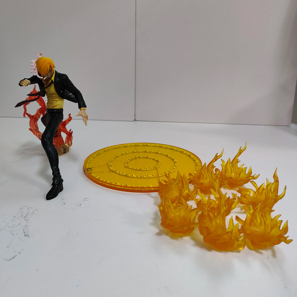 ONE PIECE Anime Sanji Diable Jambe Lampe Led-lampe Action-figuren Modell Figurine Figur &amp; Basis &amp; Lampe DIY Dekoration Spielzeug