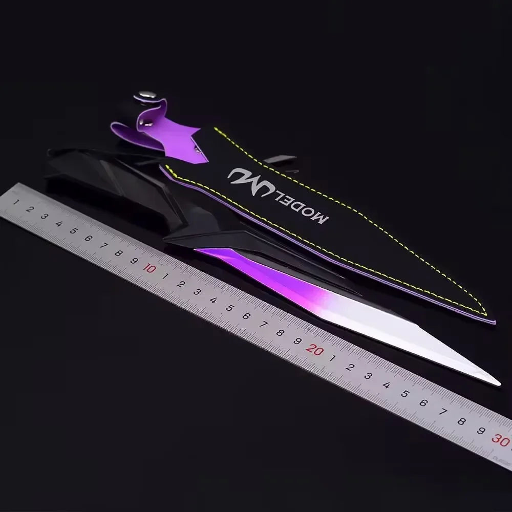 18/30 см Valorant игрови периферни устройства модел оръжие сингулярност нож играчка меч косплей метална катана тъпи и безопасни подаръци за момчета