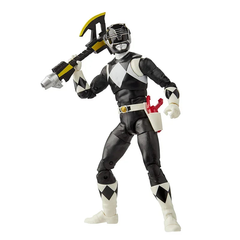 Hasbro Toys Power Rangers: Lightning Collection Mighty Morphin Black Ranger 6 inches Action Figure Model Ornament Toy Gifts
