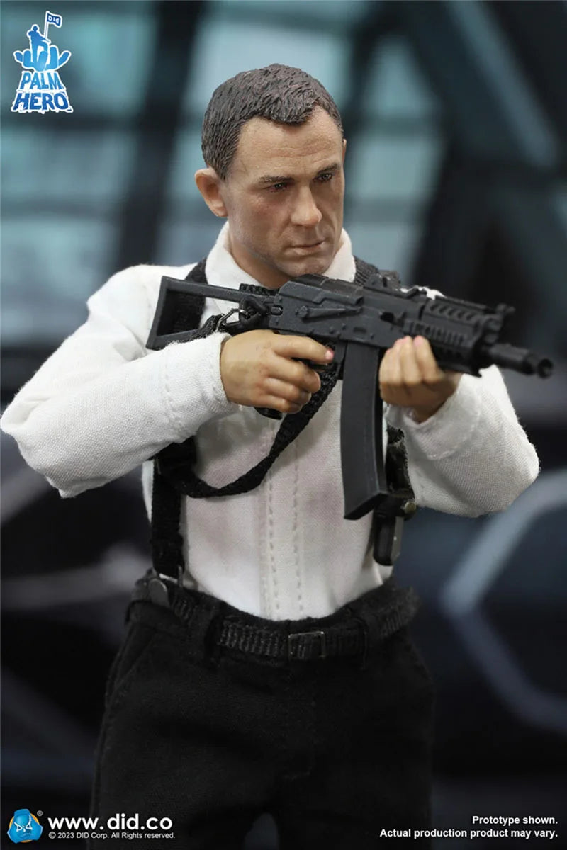 DID XT80018 1/12 Scale MI6 Agent Jack Action Figure Suit Ver. Palm Hero Male Soldier Action Figure Full Set Collectible Model
