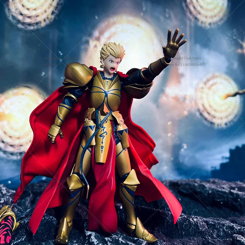 1/12 Scale Male Clothes Cloak Fate/Zero The Holy Grail War Gilgamesh Japanese Anime For figma 6-inch Action Figure Soldier