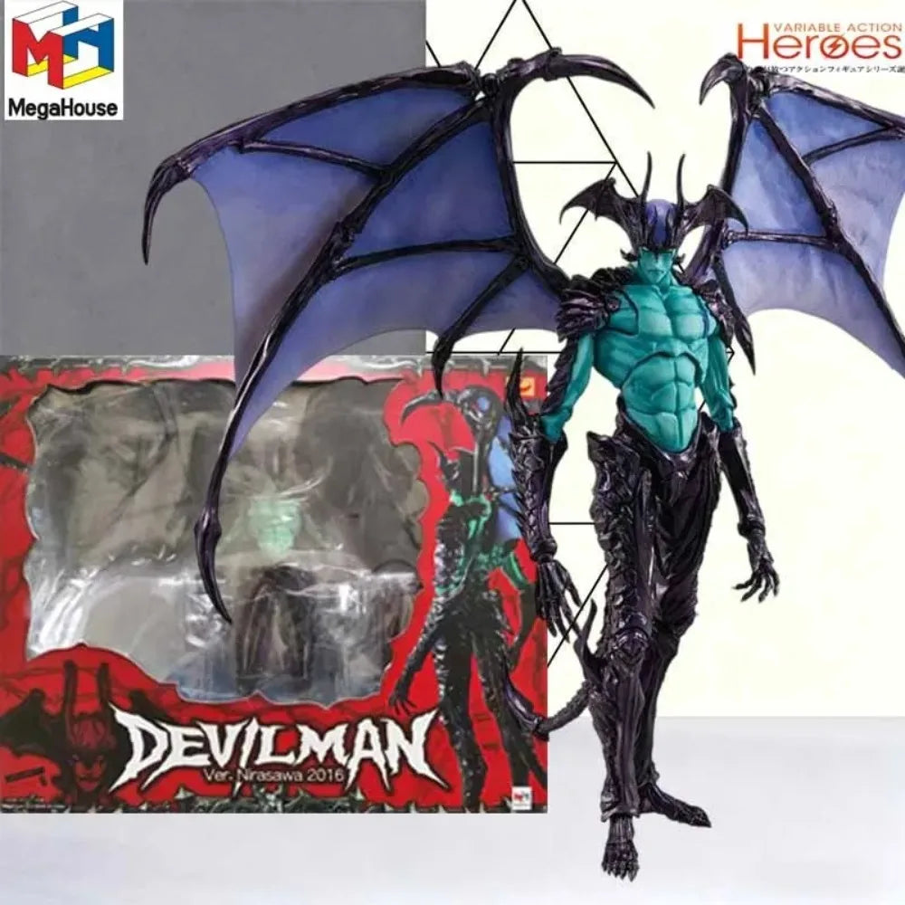 18cm Devilman Inspired Movable Action Figure - Variable Action Heroes Style Collectible Doll with Fist Parts Anime Fan Gift