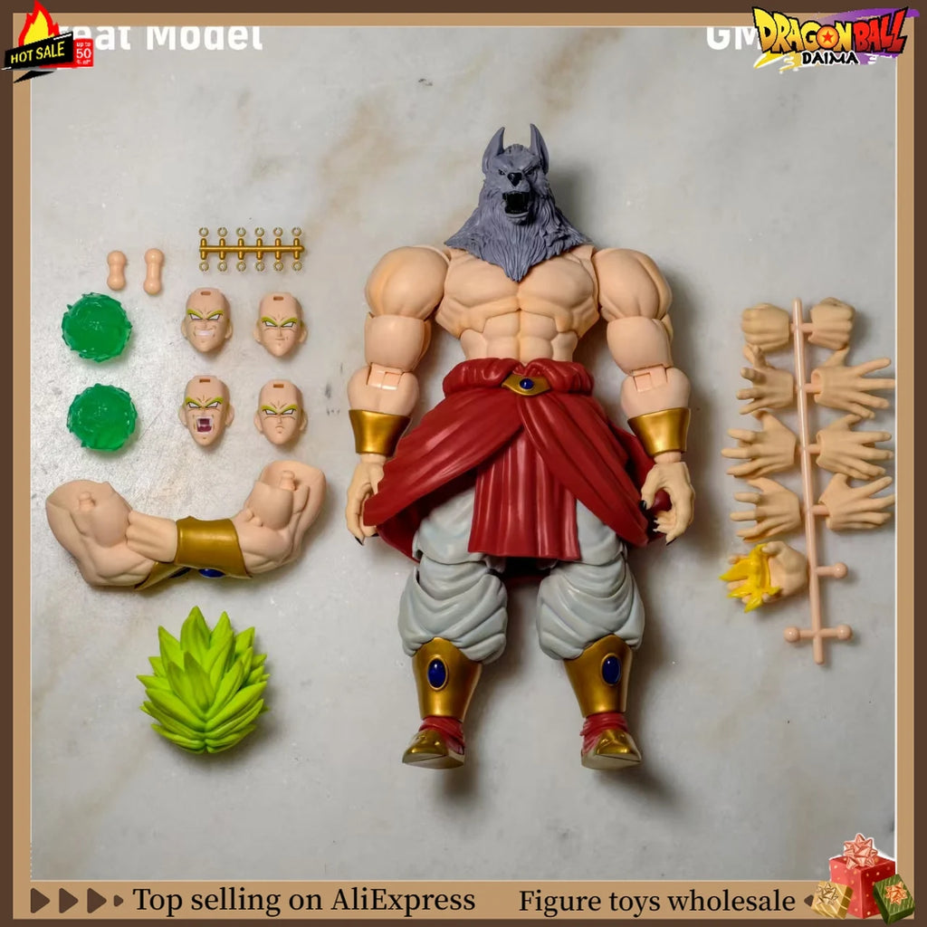 Spot Delivery GM Dragon Ball Big Model Super Saiyan Broly Anime Action Figure Toy Collection