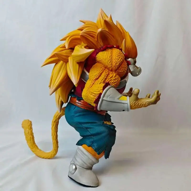 Anime Dragon Ball Golden Great Ape Cumber Action Figures With Removable Mask Model Trendy Toy Statue Desktop Decoration Boy Gift