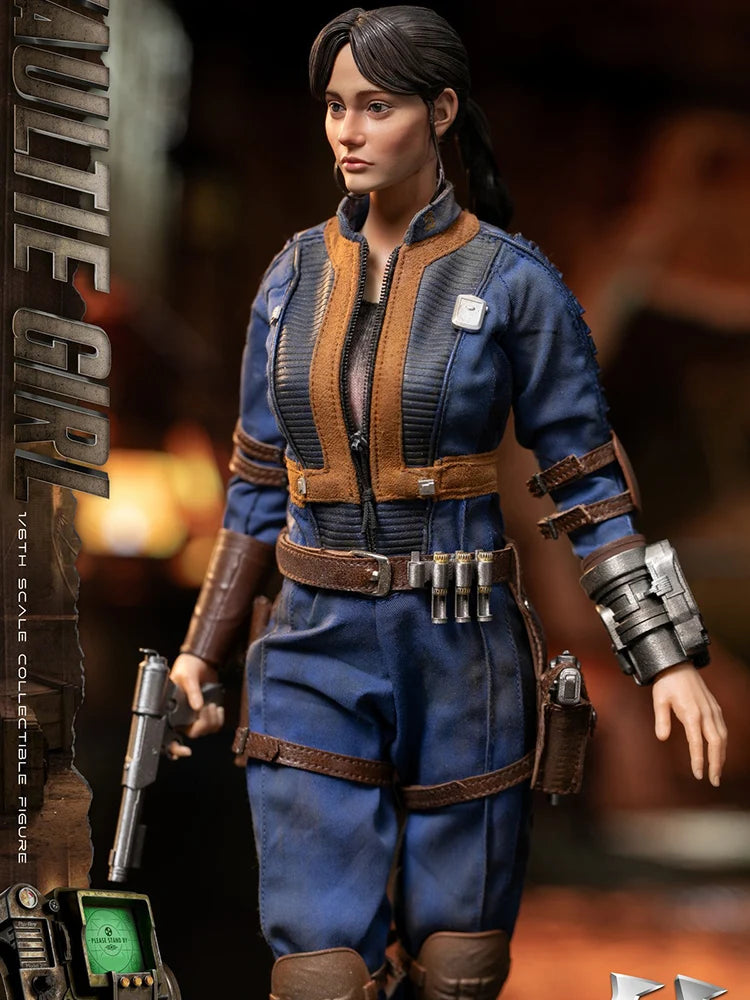 GIANT EXHIBITION TOYS GE-001 1/6 Collectible Vaultie Girl Action Figure Shelter Scene Cosplay 12" Full Set Female Soldier Model
