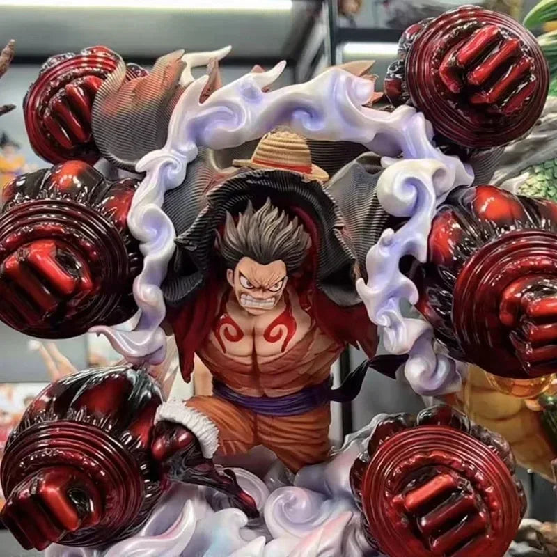 Anime One Piece Figuren Monkey D. Luffy Actionfiguren Sky Painting Gear 4 Luffy 29 cm PVC-Sammlung Statue Modell Spielzeug Puppengeschenk