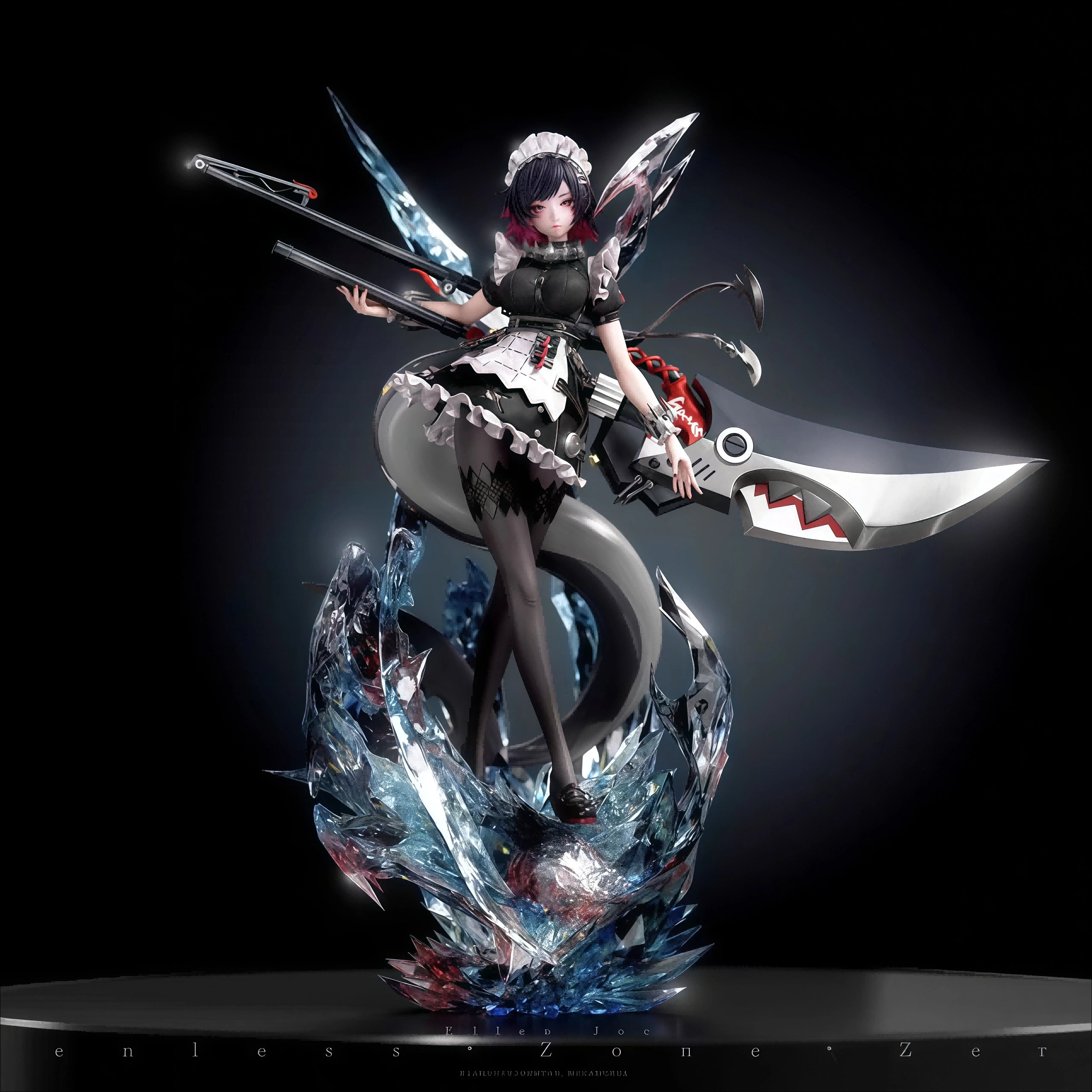 Ellen Joe -Zenless Zone Zero Action FiguralsGame Charakter Skulptur Anime Statue Figuren Cartoon Sammlermodell Vorverkauf