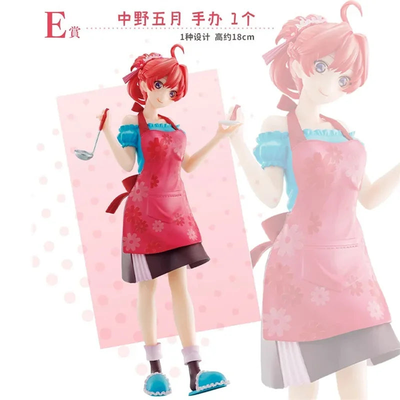 The Quintessential Quintuplets Anime Figure Nakano Ichika Nino Miku Yotsuba Itsuki Kawaii Model Desktop Decoration Kids Toy Gift