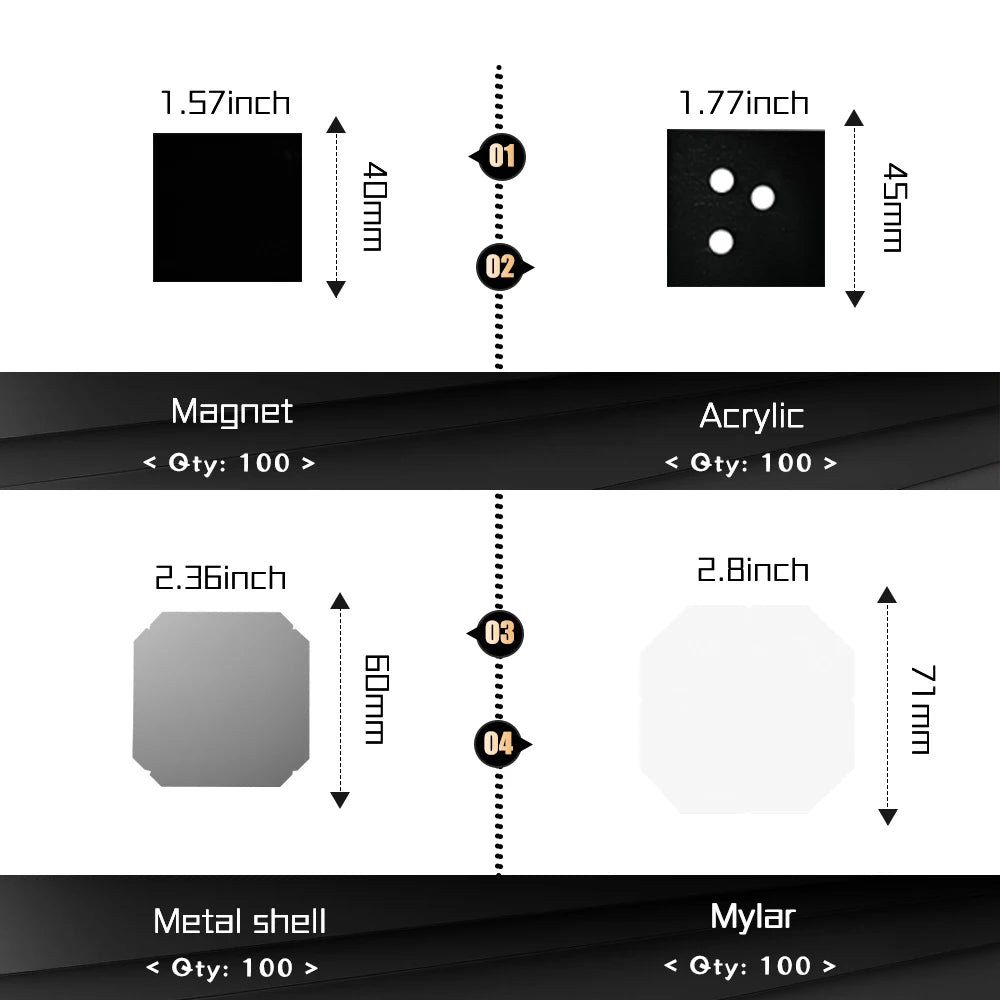 2x2" (Maschine + Cutter + 100 Magnete) oder (1000 Magnete Material) Custom Photo Kit Kühlschrank Magnet Button Maker Maschine Kühlschrank