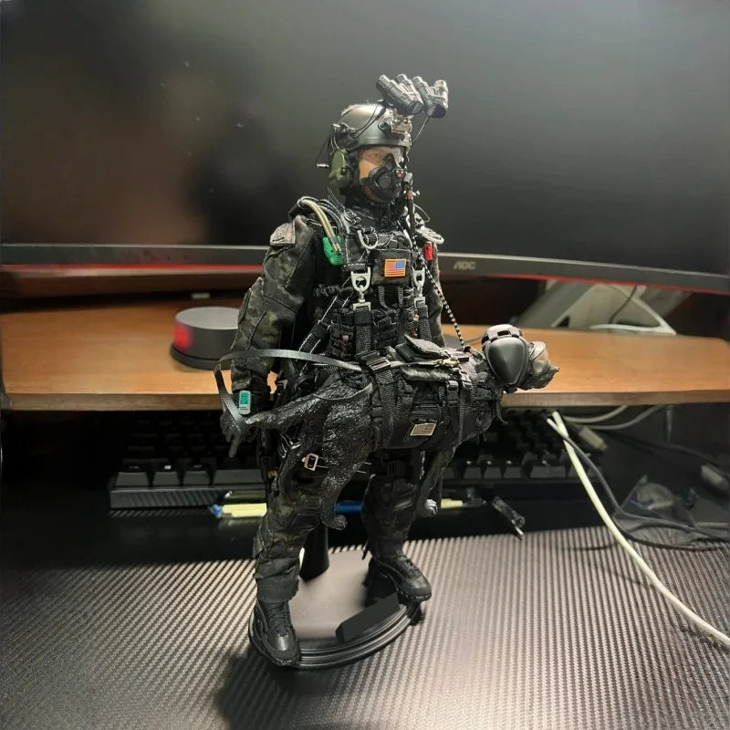 M013 Mini Times Toys 1/6 Soldier SEAL Team Navy Special Forces With Dog 12'' Action Figure Model Toy In Stock