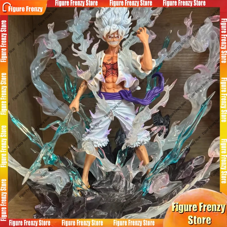 Spot SaleNew in Stock JT Nika Monkey D. Luffy Action Figure One Piece Anime Character Luffy Fifth Gear Figure PVC Statue Series