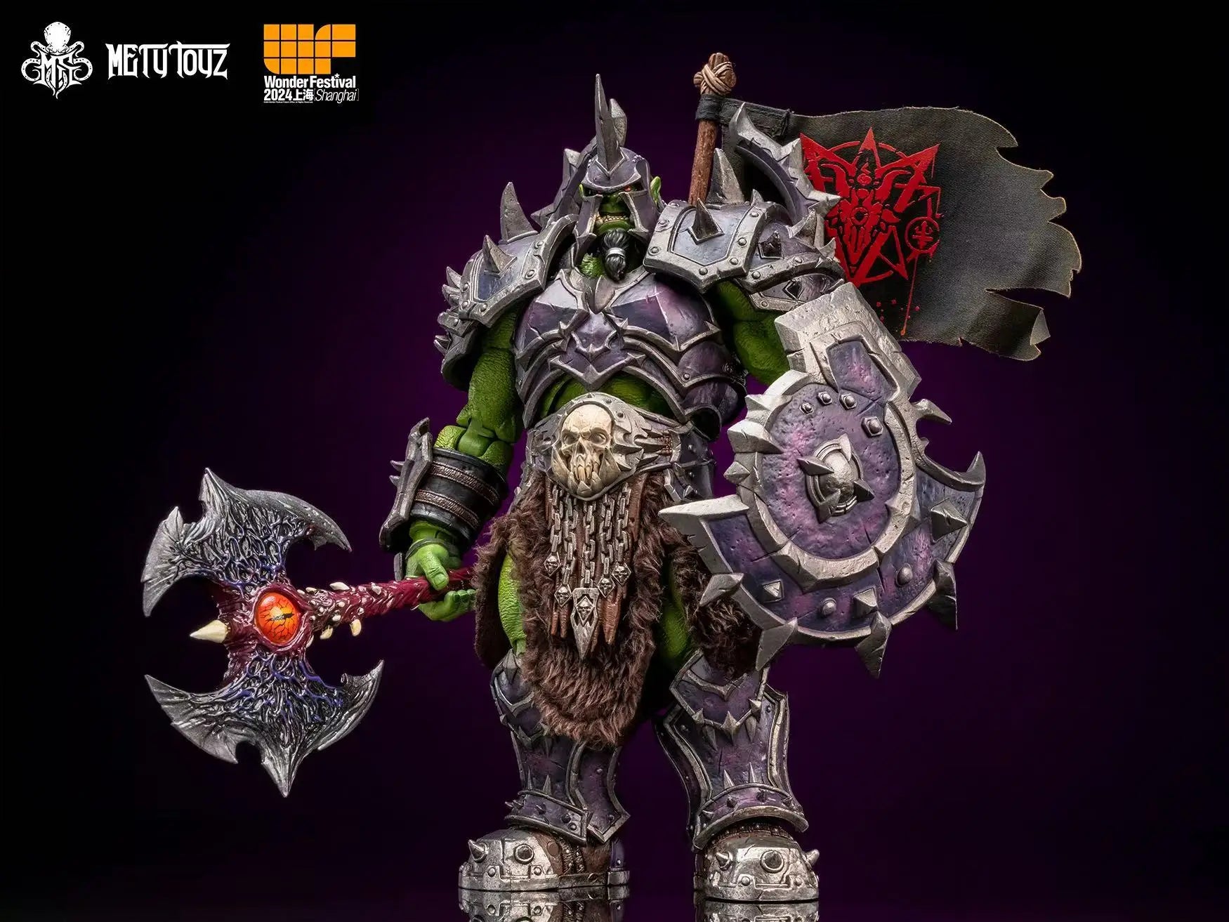 In Stock Edition Metytoyz Original 1/12 Figure WOW Commander Classics Orc Warrior 20Cm Action Figures Models Toy Gifts Ornaments
