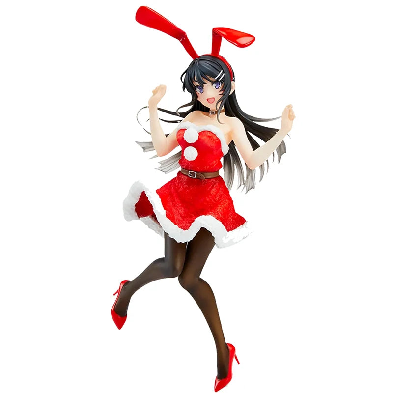 Judai 20cm Original Taito Anime Aobuta Sakurajima Mai Christmas Winter Bunny Mai Senpai PVC Action Figure Collection Model Toys