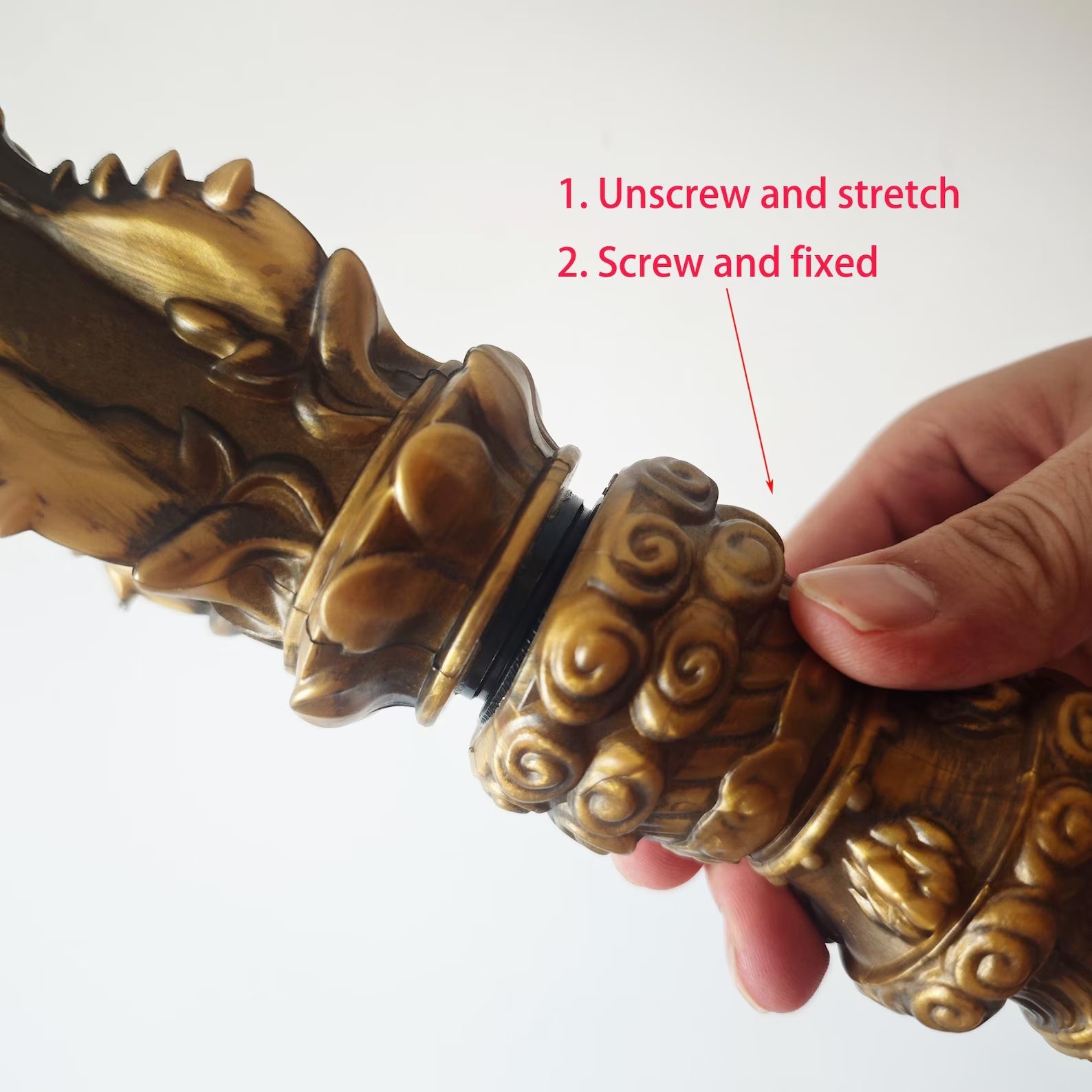 Black Myth WU KONG Retractable 100cm-170cm RUYI JINGU BANG