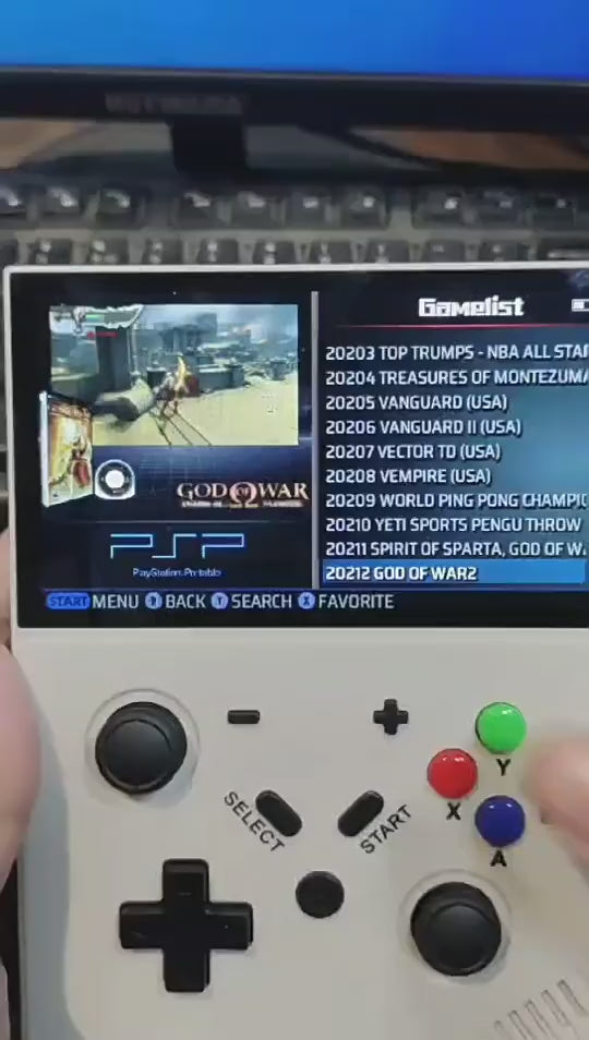 R43 PRO Handheld game console retro HD 64G supports psp/ps1