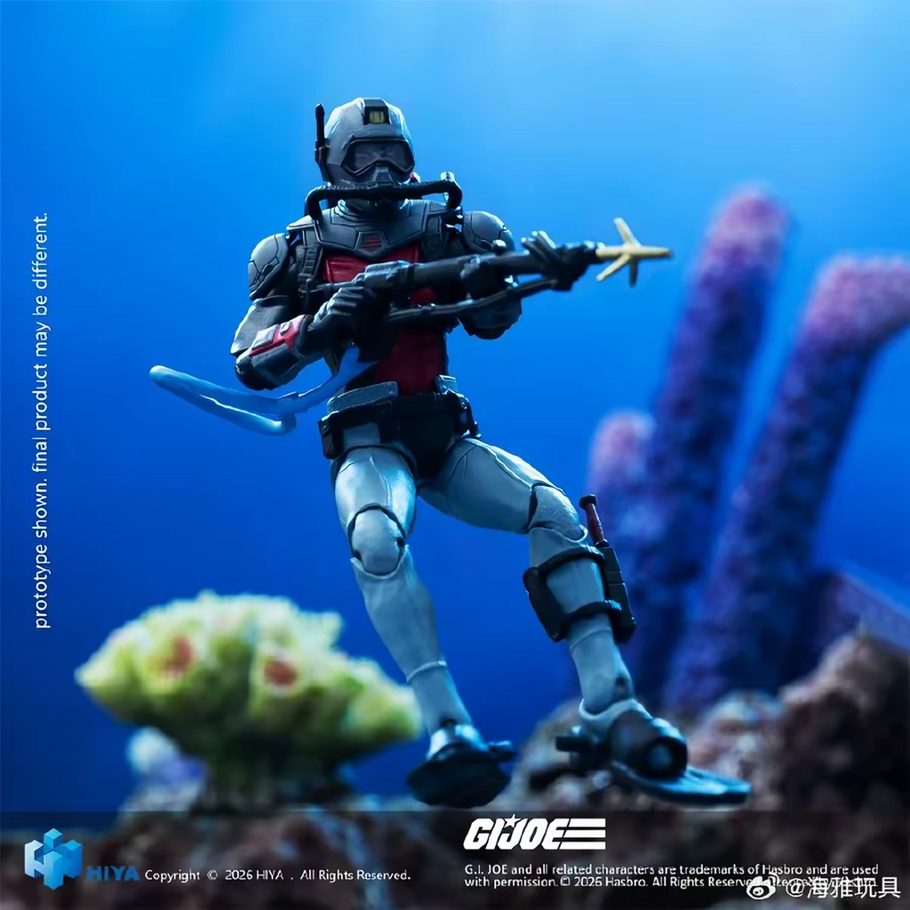 HIYA 1/18 G.I. Joe Eel Articulated Figure