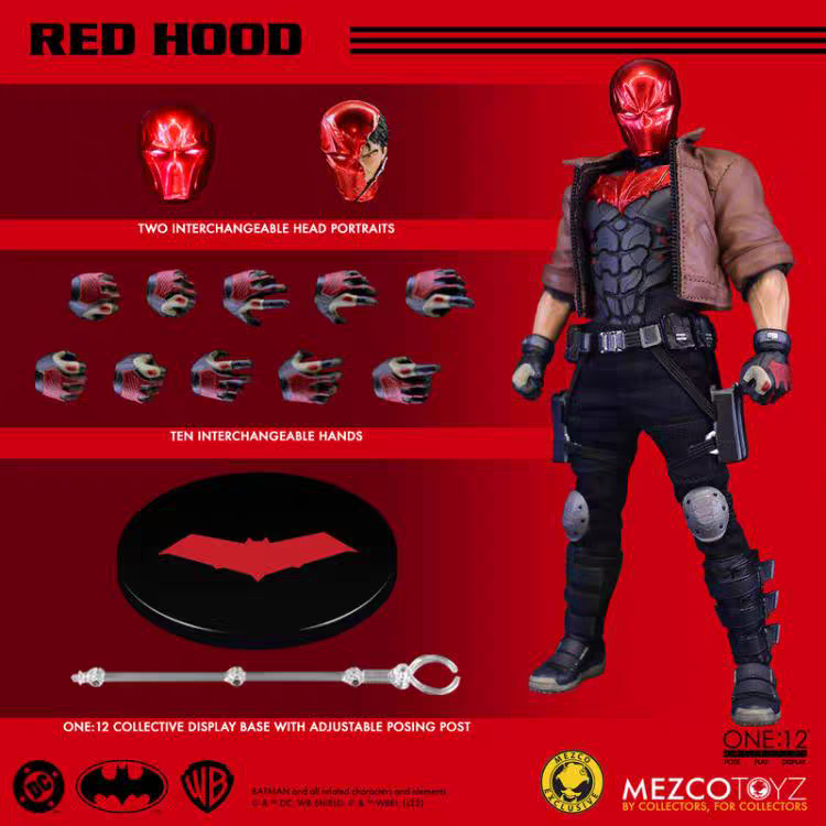 [Spot] Mezco Ant One:12 DC Comics Red Hood Cap