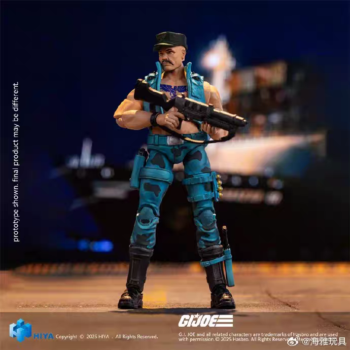 HIYA 1/18 G.I. Joe Roadblock (Marine Corps Version) Articulated Figure