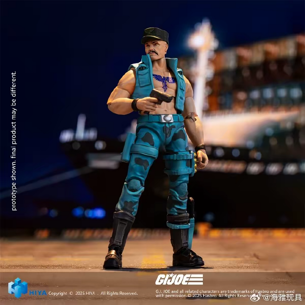 HIYA 1/18 G.I. Joe Roadblock (Marine Corps Version) Articulated Figure