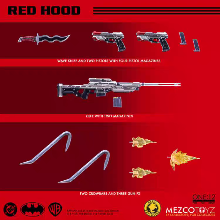 [Spot] Mezco Ant One:12 DC Comics Red Hood Cap