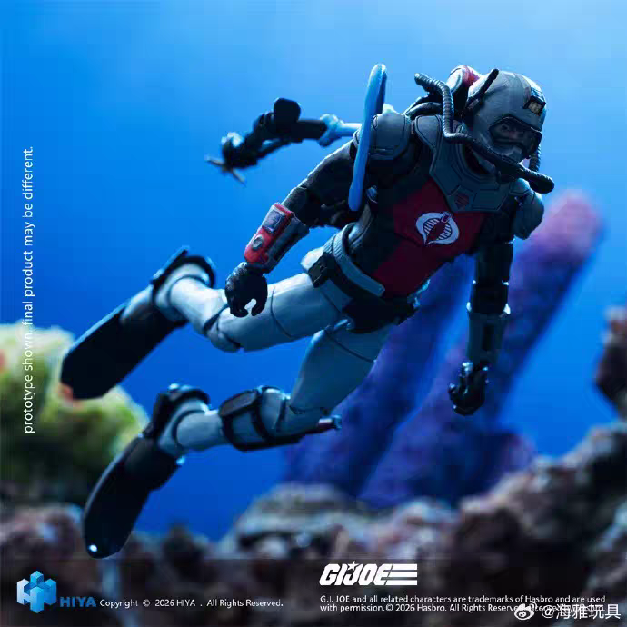 HIYA 1/18 G.I. Joe Eel Articulated Figure