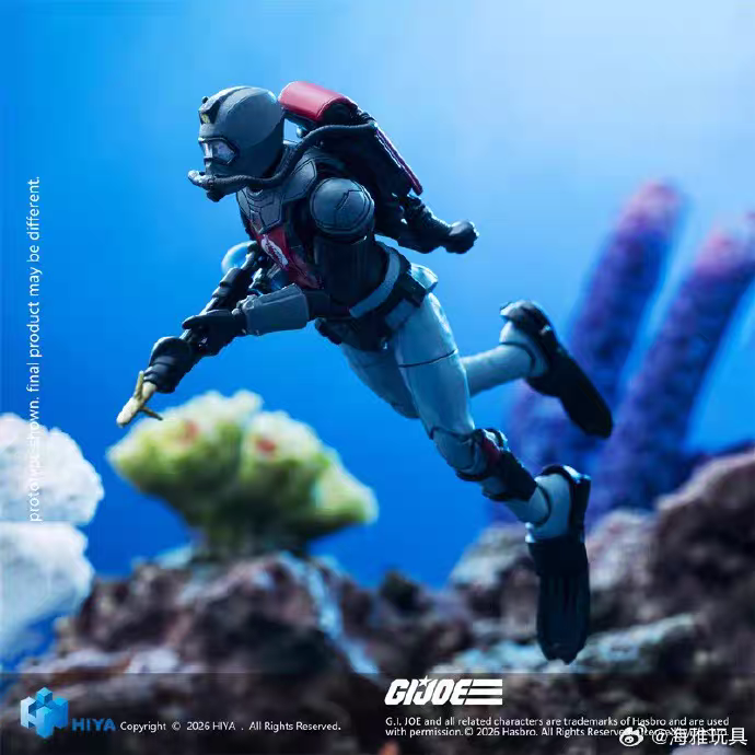 HIYA 1/18 G.I. Joe Eel Articulated Figure