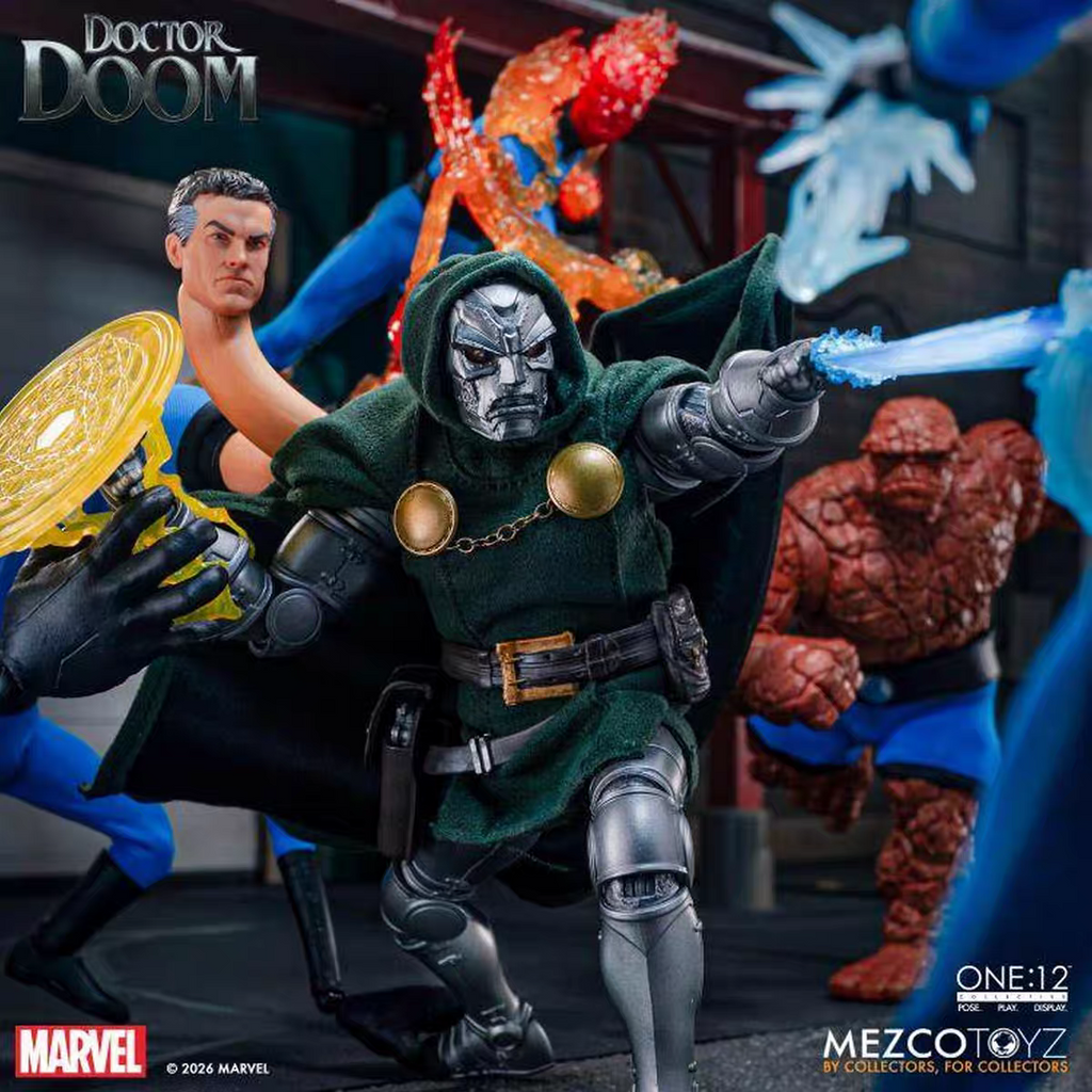 In Transit: Mezco One:12 Collective Marvel Doctor Doom Action Figure Deluxe version