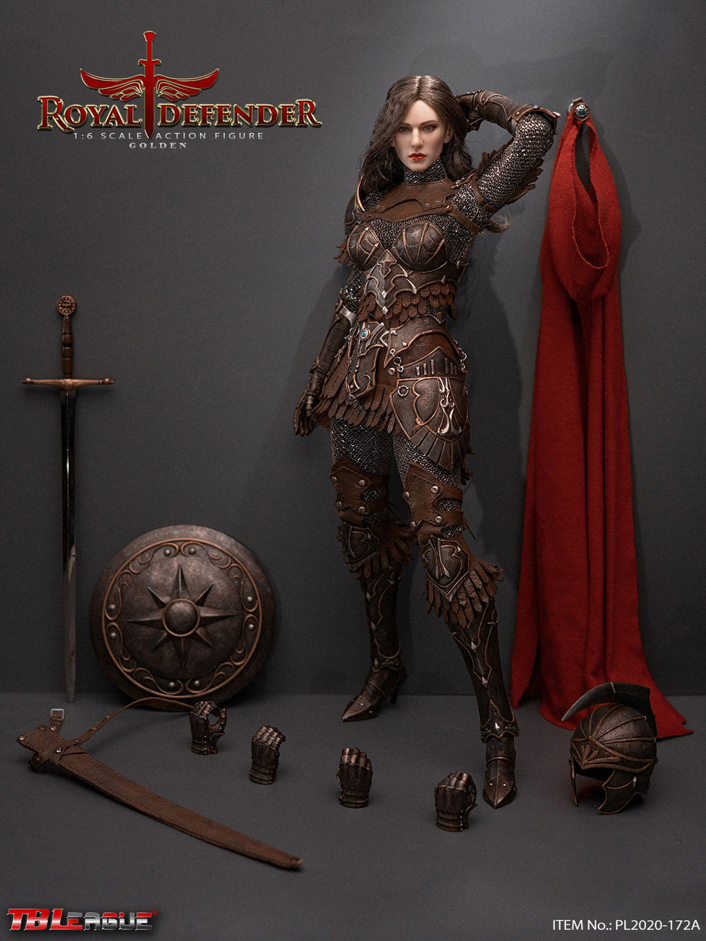 TBLeague 1/6 Royal Guardian Articulated Female Doll PL2020-172AB