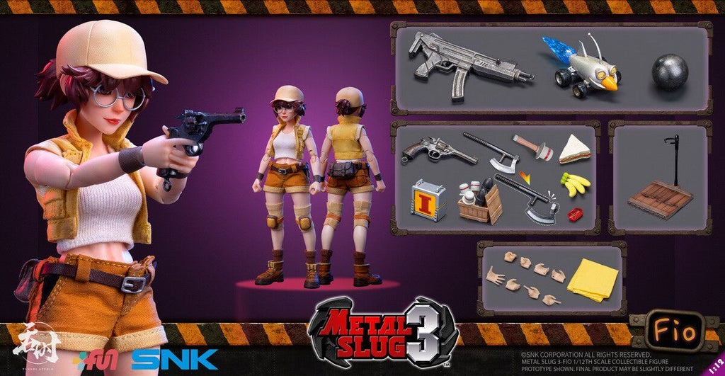 1/12 Metal Slug 3 Fio/Miri Action Figure TS-006/007