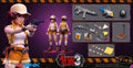 1/12 Metal Slug 3 Fio/Miri Action Figure TS-006/007