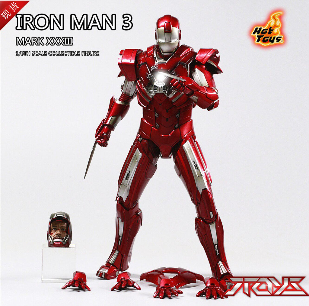 HT HOTTOYS 1/6 MARK MK33 VIP Iron Man Tony MMS213 Figure